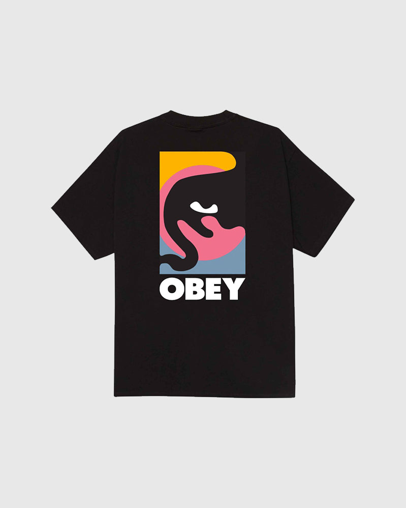 Obey Tee - Quarter Icon - Black