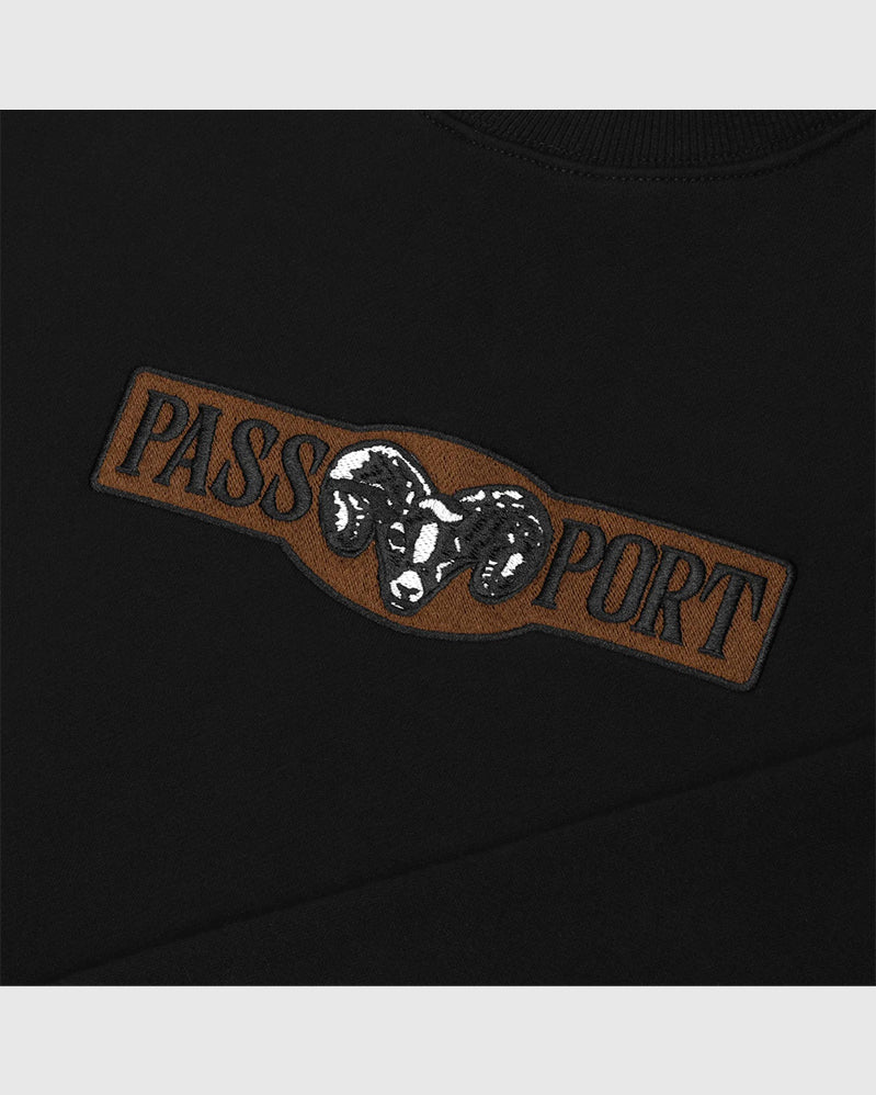 Passport Sweater - Ram - Black