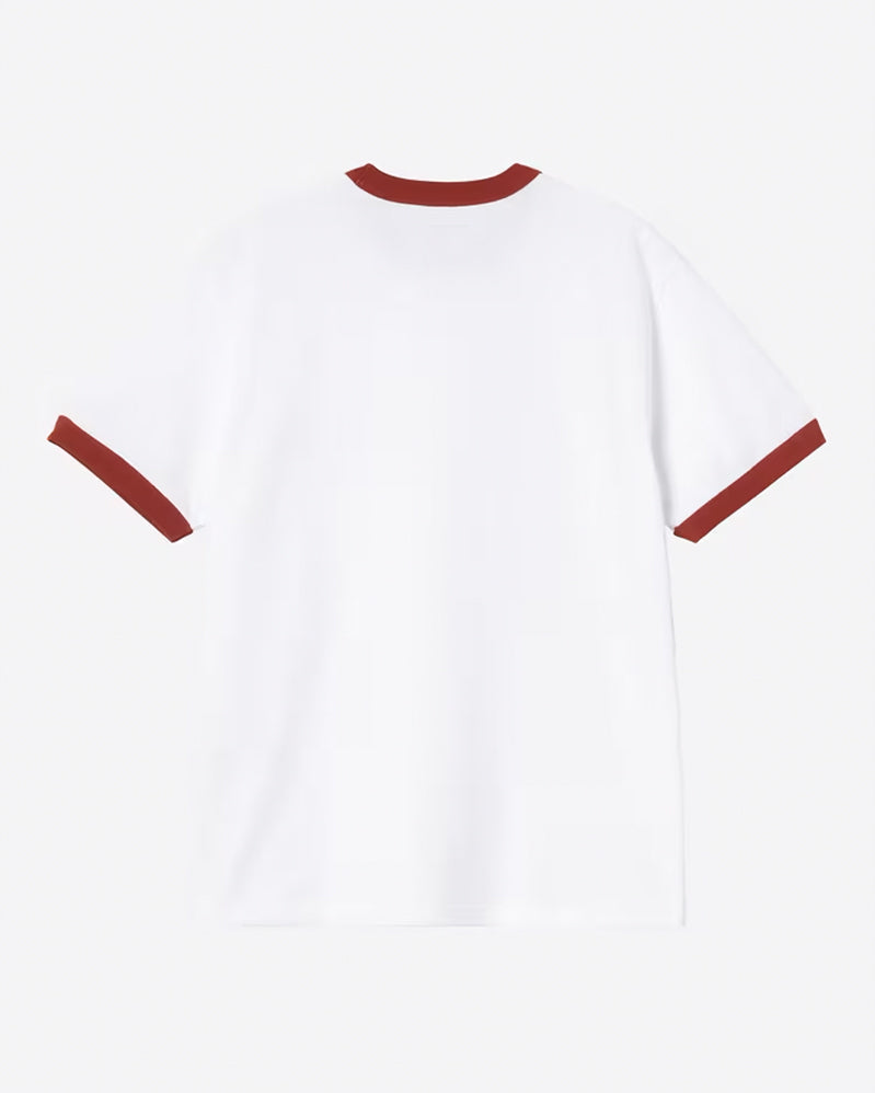 Carhartt WIP Tee - Ringer - White / Red