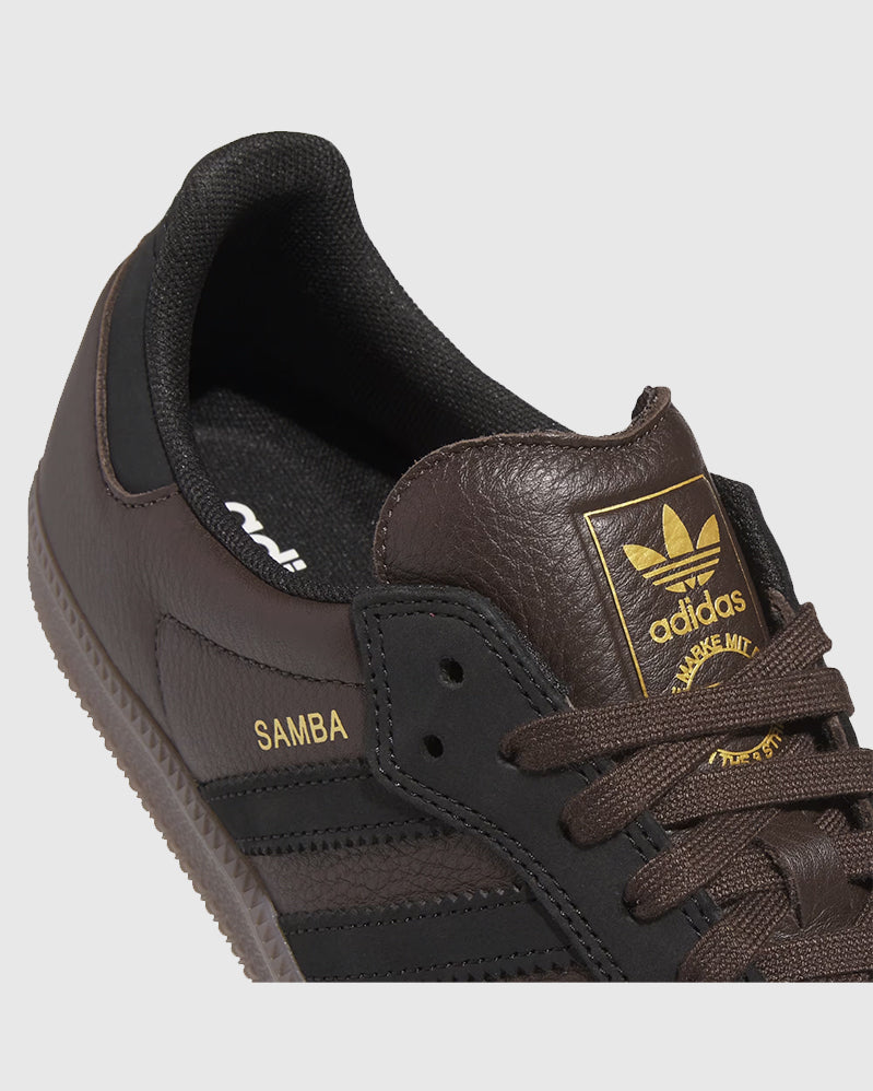 Adidas Shoes - Samba - Dark Brown/Black Gum