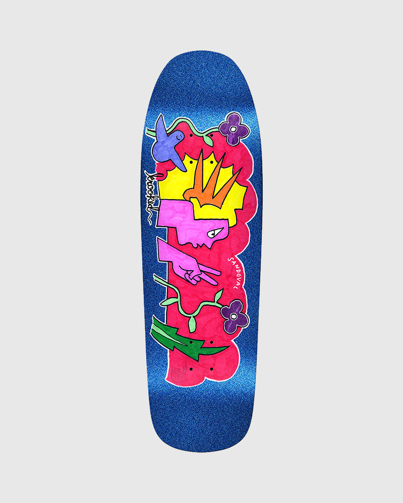 Krooked Board - Sandoval Peace Sign - 9.81"