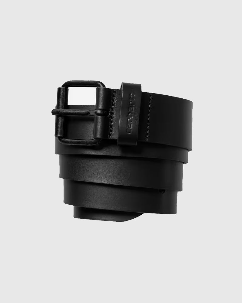 Carhartt WIP Ceinture - Script - Leather Black