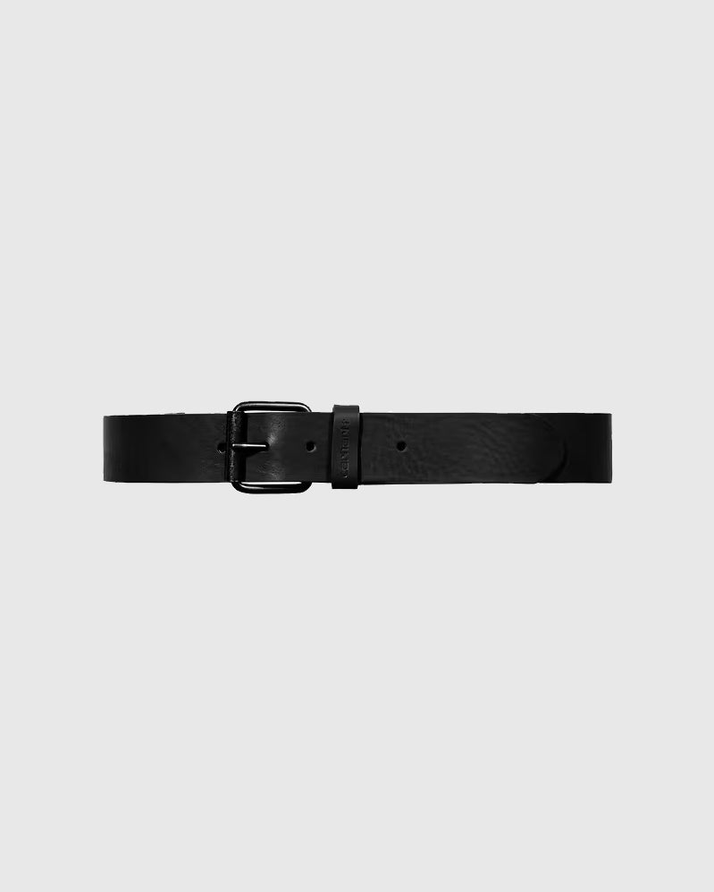 Carhartt WIP Ceinture - Script - Leather Black