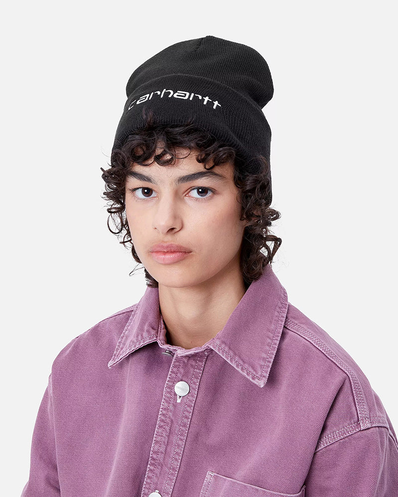 Carhartt Bonnet - Script - Black