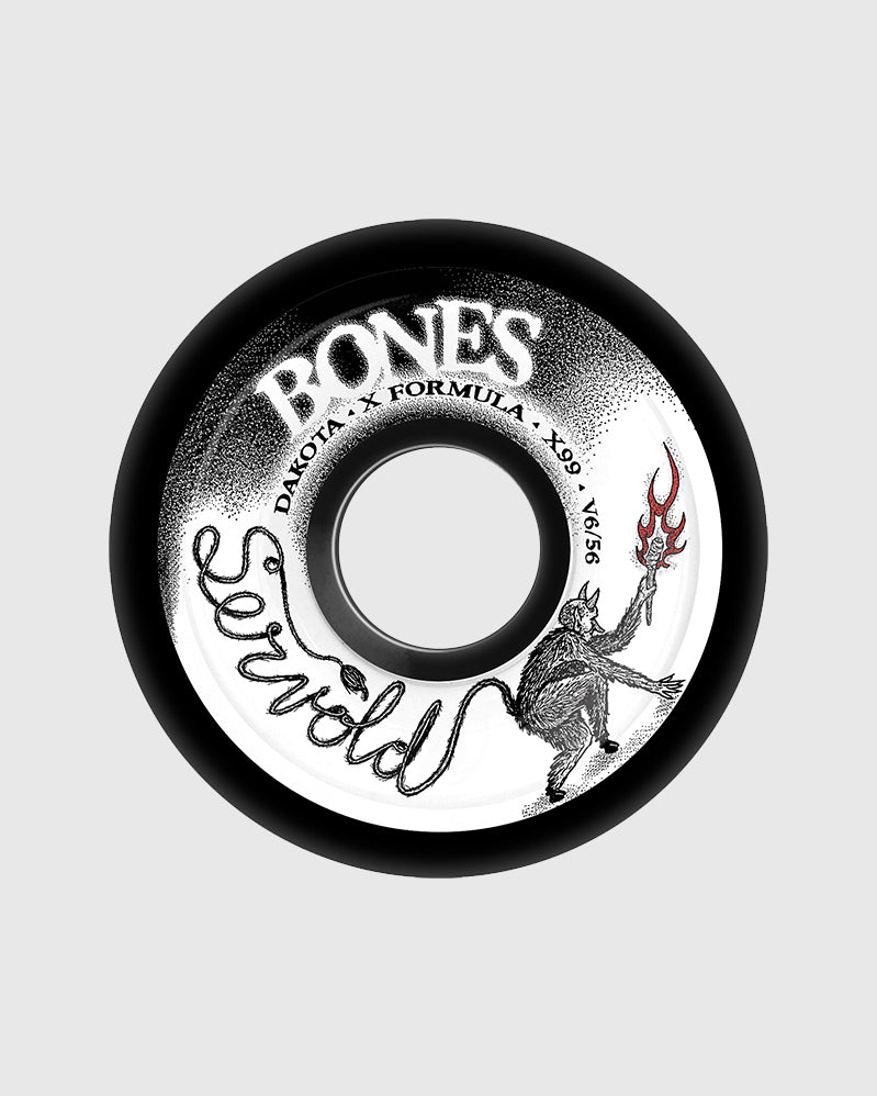 Bones Wheels - V6 99A - Servold - Black 56mm