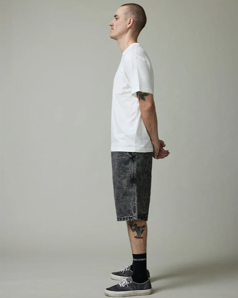 Pass-port Short - Workers Club - Grey Washed