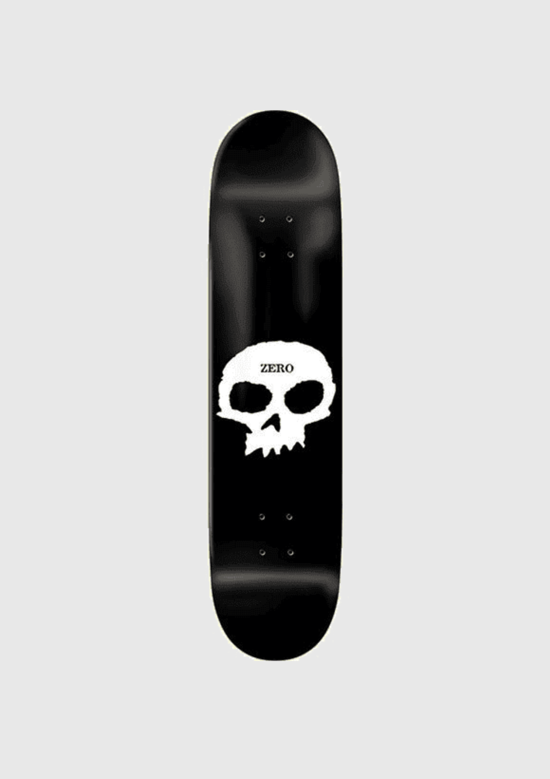 Zero Board - Single Skull - Black/White