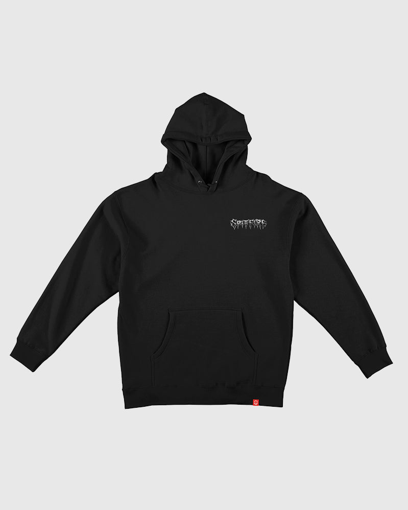 Spitfire Hoodie - Batwing - Black