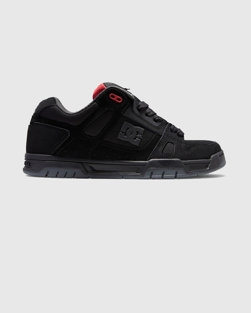 DC Shoes - Stag - Black/Grey/Red
