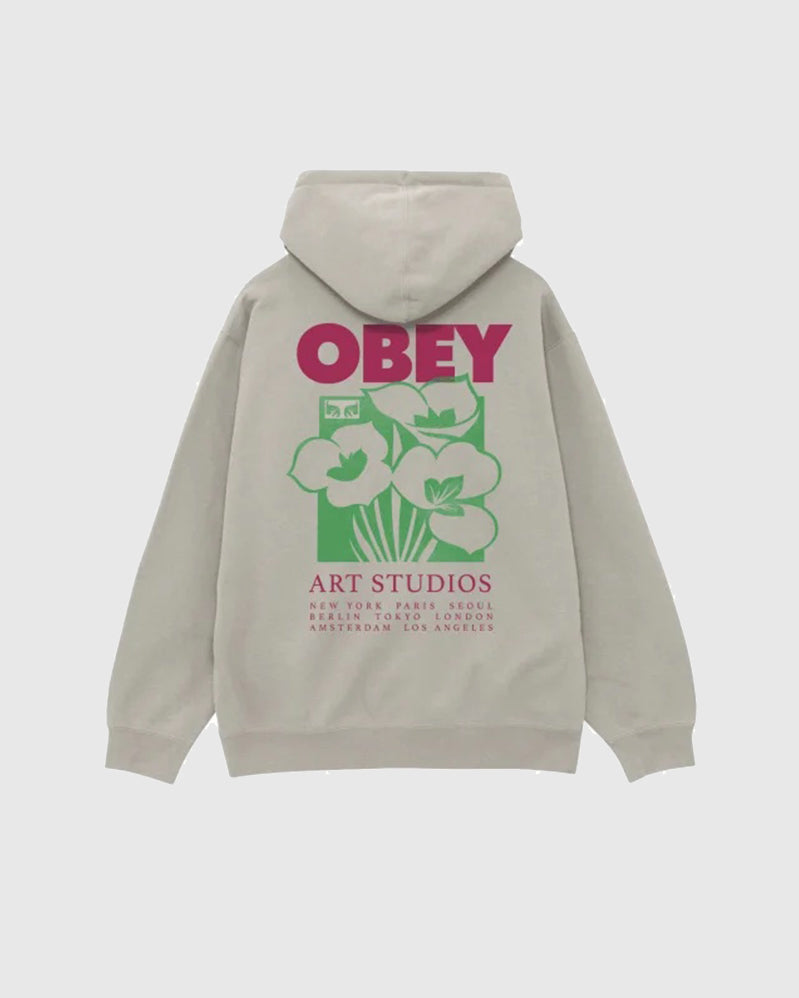 Obey Hoodie - Art Studio Flower - Moonstruck