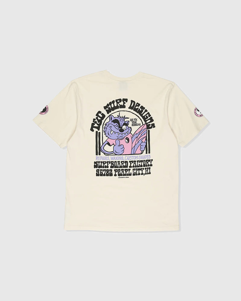 T&amp;C Tee - Surf Service - Vintage White