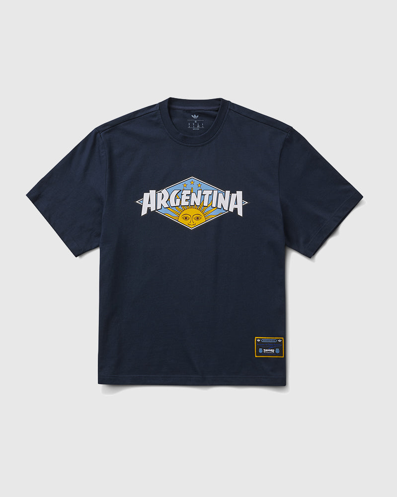 Adidas x Thrasher - AFA Tee 2 - Black/Navy