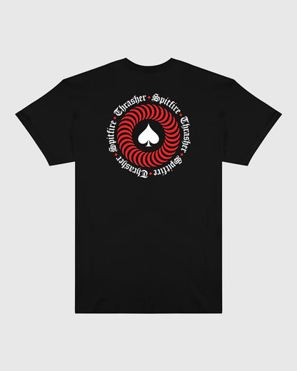Thrasher Tee - Spitfire The End Oath - Black