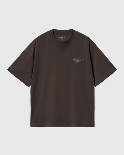 Carhartt WIP Tee - Signature Script - Tobacco
