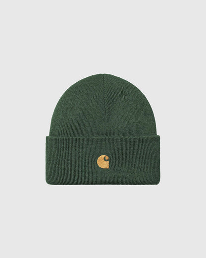 Carhartt WIP Beanie - Chase - Sycamore Tree / Gold