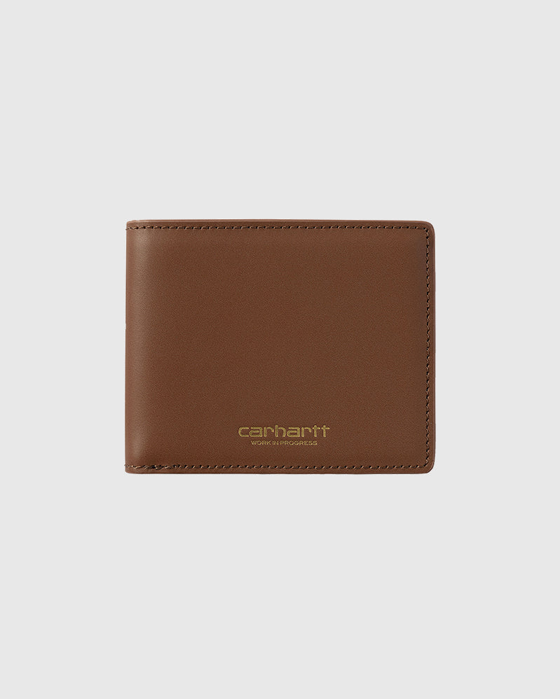 Carhartt WIP Wallet - Vegas Billfold - Cognac / Gold