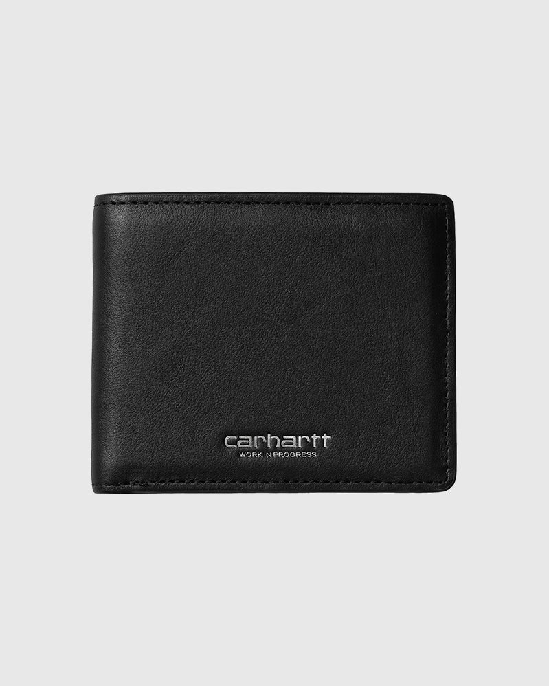 Carhartt WIP Wallet - Vegas Billfold - Black / Silver