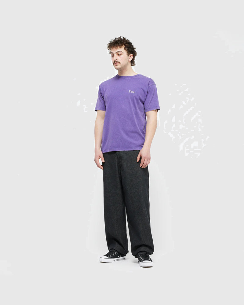 Dime Tee - Small Logo - Faded Iris