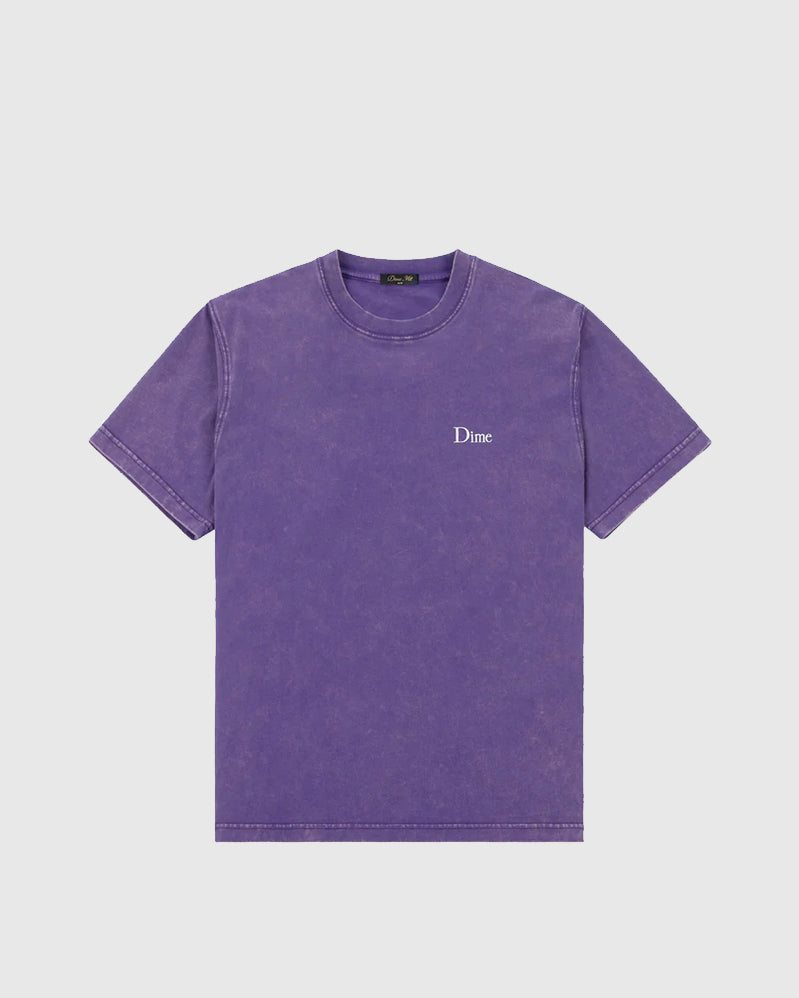 Dime Tee - Small Logo - Faded Iris