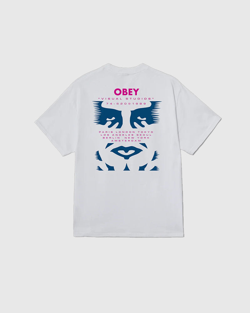 Obey Tee - Visual Studies - White