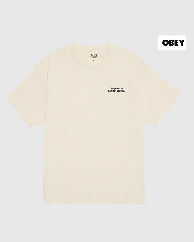 Obey Tee - Visual Design Studio  - Cream