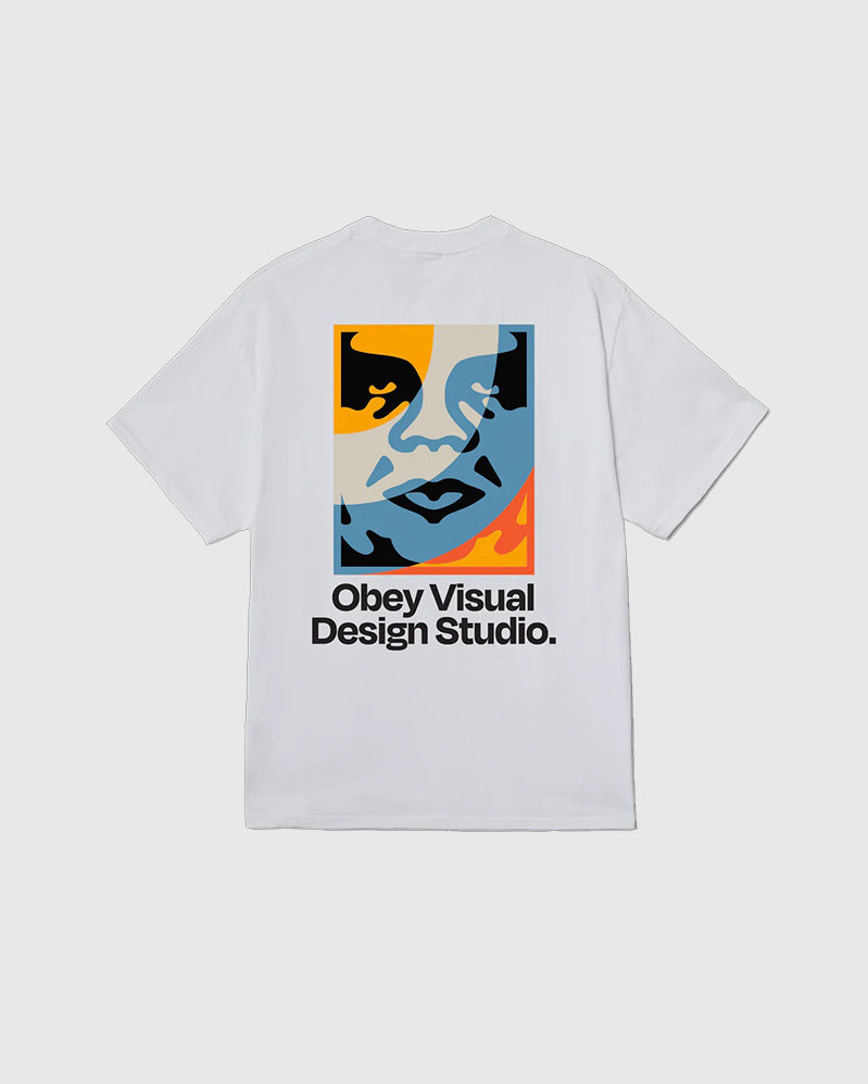 Obey Tee - Visual Design Studio - White