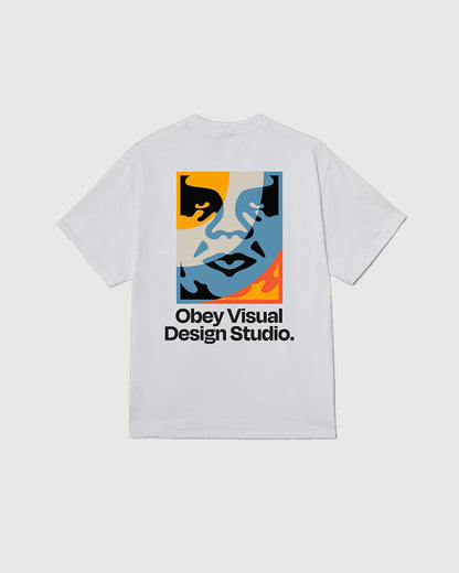 Obey Tee - Visual Design Studio - White