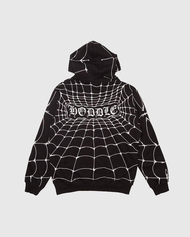 Hoddle Hoodie - Web - Black