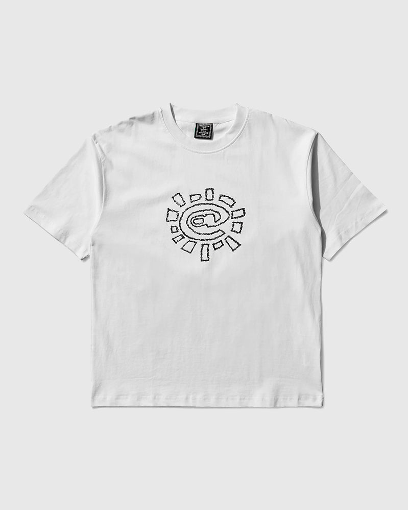 Always Tee - Sketchy Sun - White