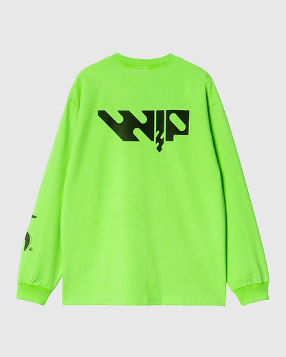 Carhartt WIP Tee L/S - Industry - Lumo Green / Black