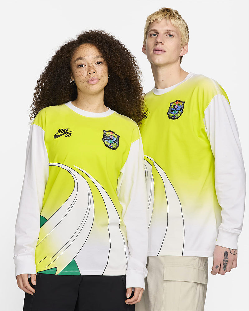 Nike SB L/S Tee - Olympics - Yellow/White