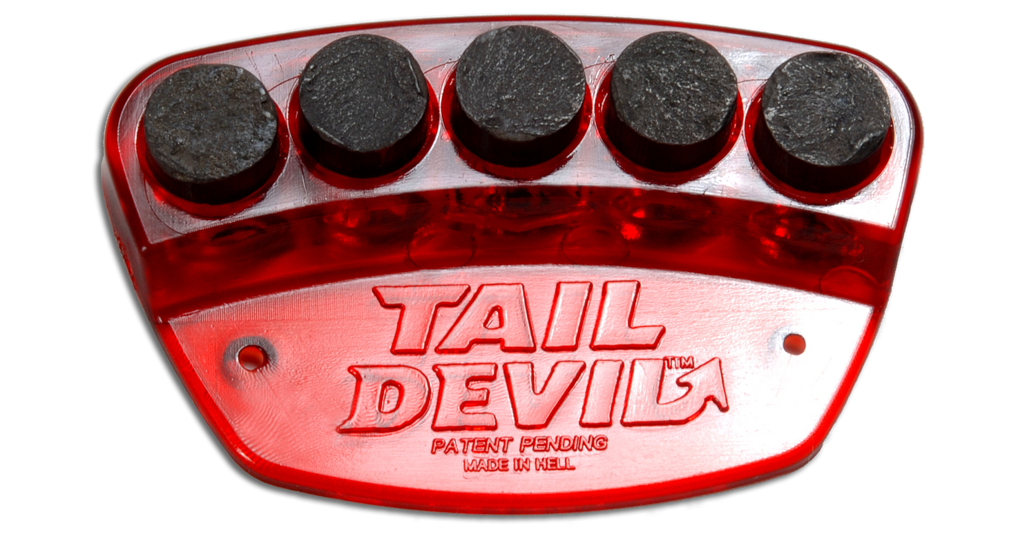 Tail devil fire tail red