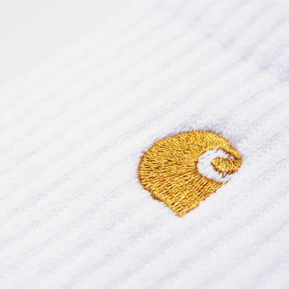 Carhartt WIP Chaussettes - Chase - White