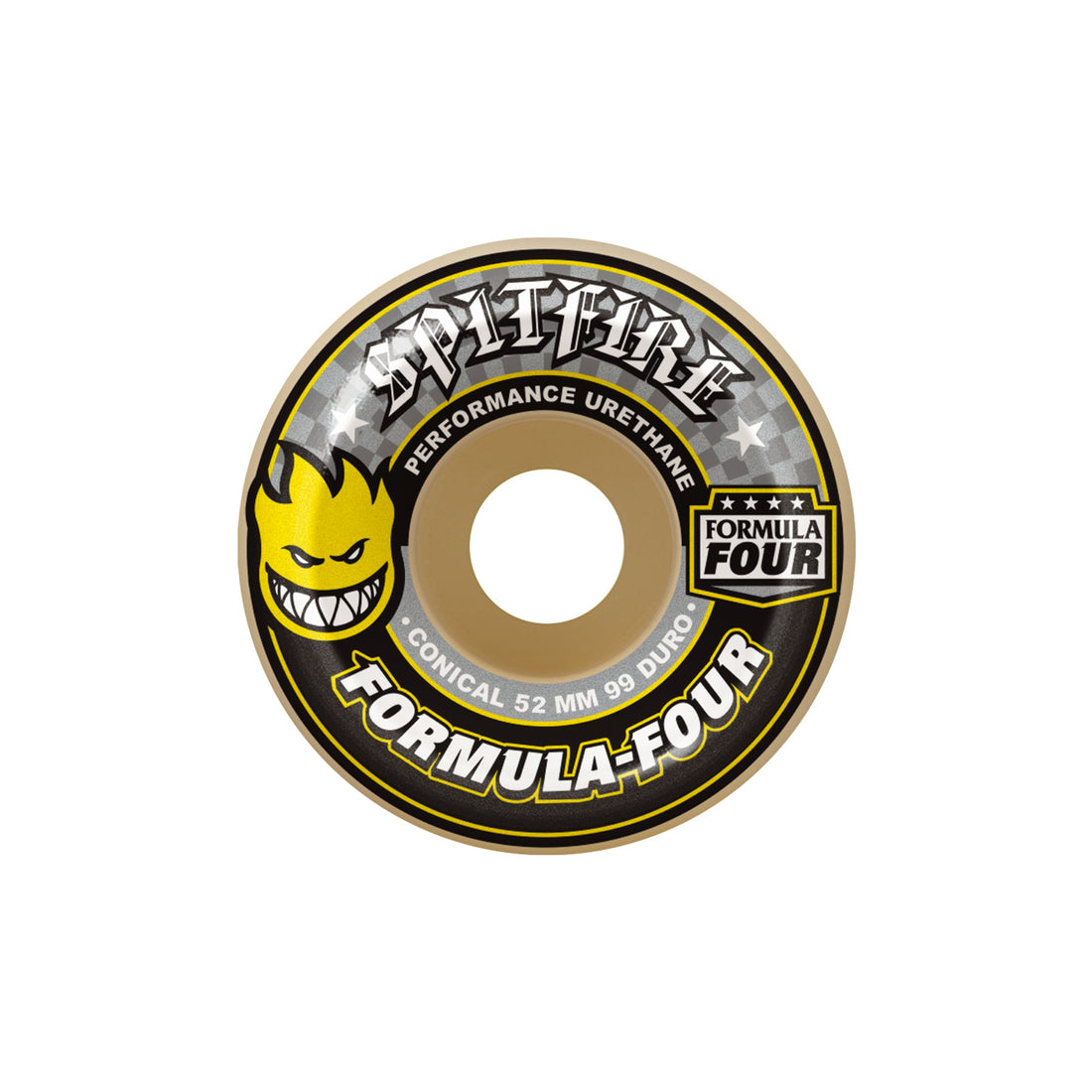 Spitfire Wheels - F4 CNCL Yellow Print 99A