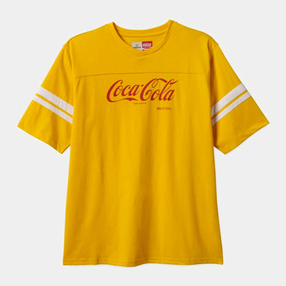 brixton tee Coca Cola classic football yellow