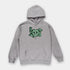 sweat à capuche Obey x Wallstreet gris vue de face