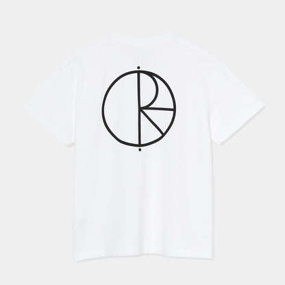 Tee-shirt pour enfant de la marque Polar, couleur blanc, Stroke logo, vue de dos